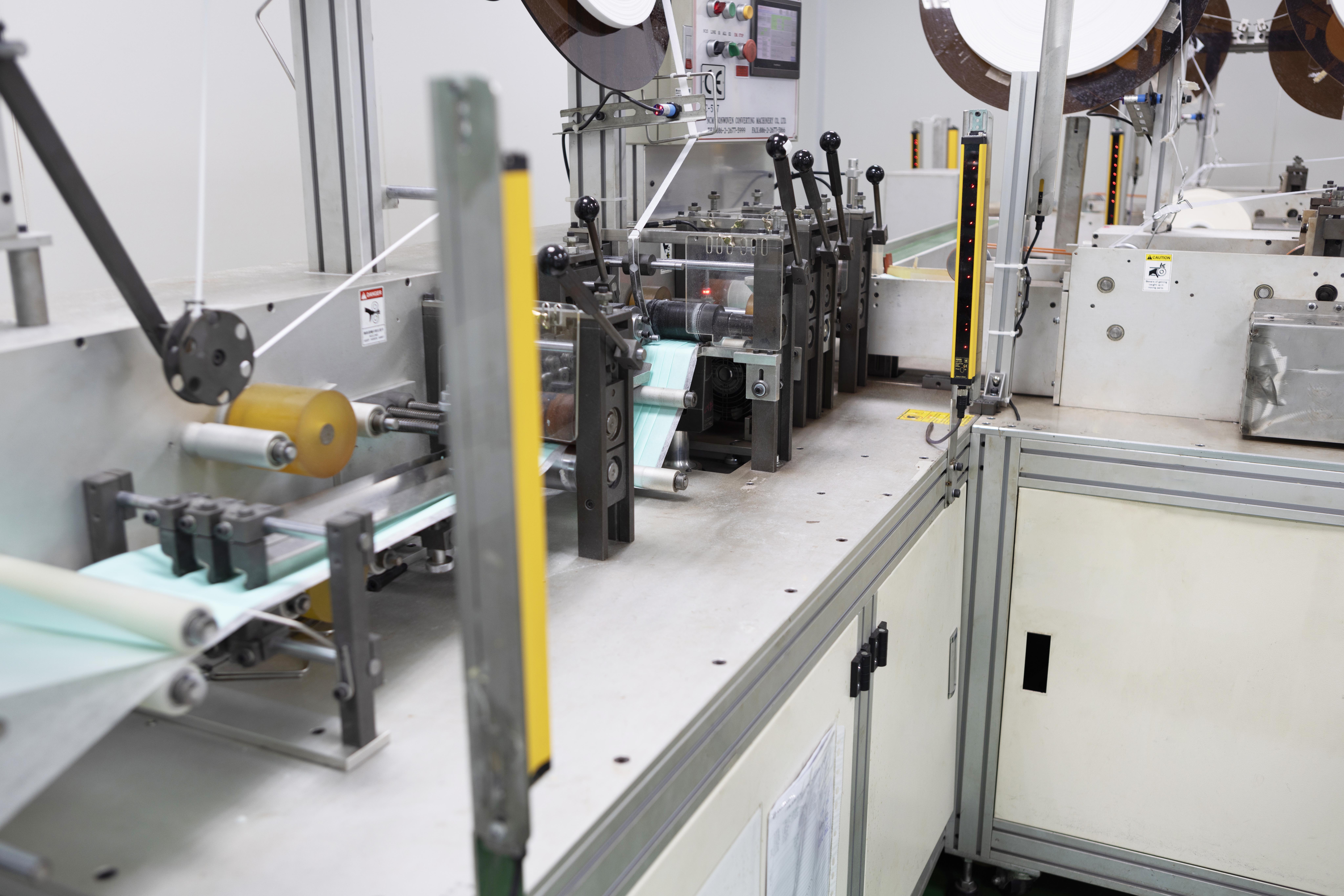 Mask Machine Anti-Pinch Safety Device 1